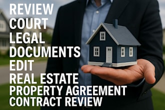 review court legal documents edit real estate property agreement contract review
