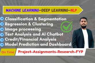 do deep learning, machine learning research assignment