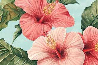 create a botanical watercolor illustration