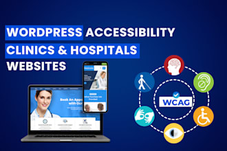 fix accessibility audit for health and medical wordpress website wcag