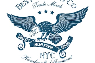 design modern eagle business logo for you