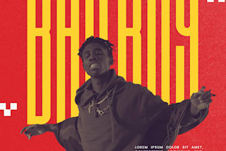 design retro lofi vintage cover art for your single, mixtape, or album