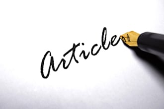 professionally rewrite articles, create new blog posts and website content