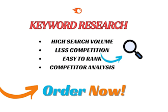 do research high volume low competition SEO keywords