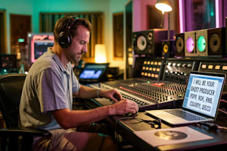 be your ghost producer for pop, rnb, disco and country music