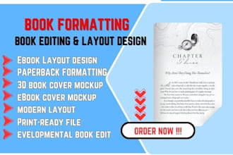 format, developmental book edit, paperback, fiction and non fiction amazon KDP