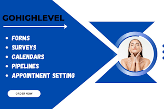setup gohighlevel forms, surveys, calendars, appointment setting, pipeline, quiz