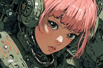 make your favorite warhammer 40k character art illustration