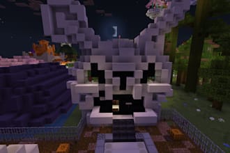build minecraft structures for you, bedrock