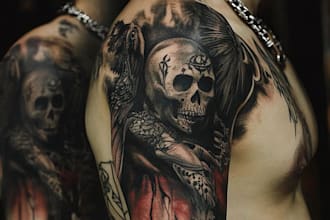 create a unique and custom tattoo design