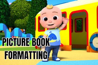 meticulous format and edit your picture book, children book, short story book
