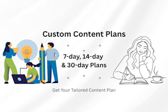 create a custom content strategy plan for your blog or brand