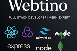 do website development as full stack web developer, front end, backend developer