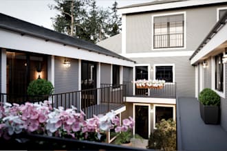 remodel 3d render of apartment building, farm house plan, residence,villa render