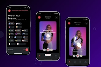 build dating app like tinder, happn, bumble, okcupid for IOS andriod chat app