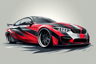 create car wrap design, van wrap design