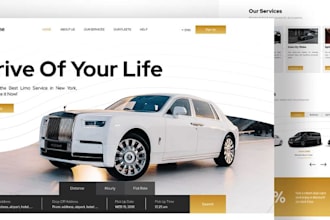 develop luxury limousine app, limousine booking app, ride sharing  chauffeur app