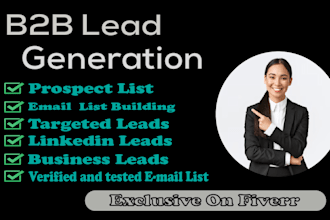 do b2b lead generation and build a prospect valid email list