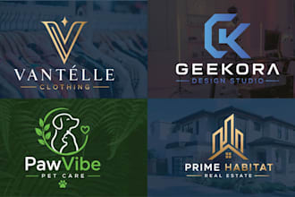 design a modern minimalist custom logo and brand identity
