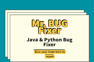 fix java or python bugs and debug your code