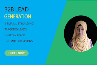 do b2b  lead generation and build a prospect valid email list