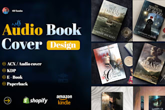 create kindle ebook, epic cover and acx or audio book cover design