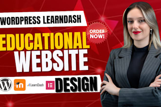 build redesign wordpress lms eduma learnpress learndash moodle learning website