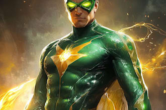 draw your favorite superhero character and comic