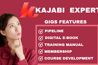 kajabi pipeline digital ebook training manual membership course development