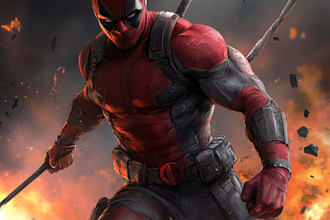 design original superhero character