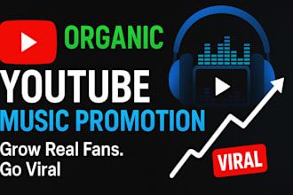 do superfast organic youtube channel promotion, viral music video promotion