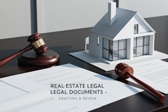draft and review UK real estate legal contracts and landlord letters