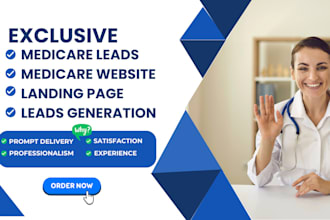 generate exclusive medicare leads through facebook ads, medicare landing page