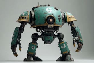 create your favorite warhammer character art illustration