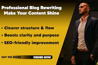 rewrite and improve your english blog post or article