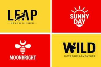 design a unique text based, wordmark or monogram logo in modern style
