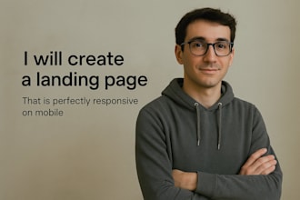 create a high converting mobile responsive landing page