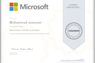 create and format word documents professionally