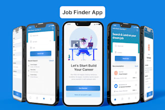 develop  job board app, recruitment job portal app or listing app