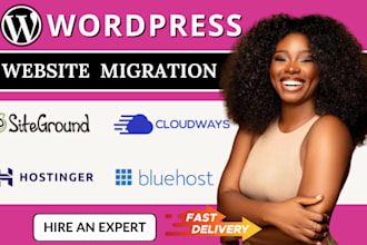 setup wordpress website migrate to cloudways, hostinger, siteground, bluehost
