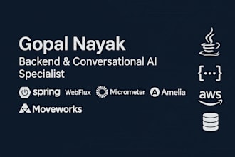 build apis and conversational ai bots using java, spring boot, amelia, moveworks
