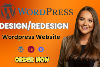 build, rebuild, redesign wordpress website design, business website development