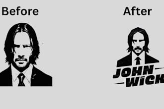 fix, edit, modify, change colour, or vectorize your logo