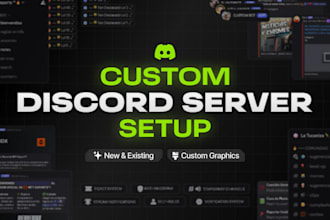create or edit a great custom discord server with graphics