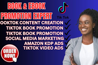 promote and rank your book on tiktok booktok with KDP ads
