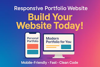 design develop personal portfolio website or resume site