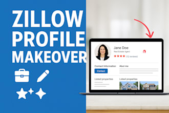 professionally revamp your zillow agent profile to attract more clients