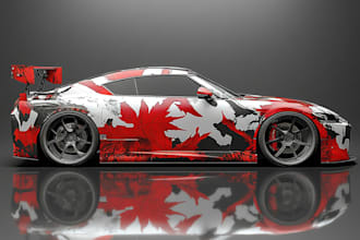 professional van wrap, vehicle wrap, car wrap design