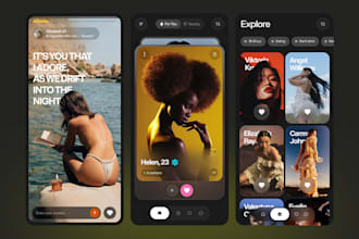 develop a custom dating app like tinder or bumble for ios and android