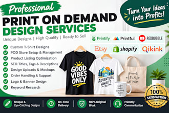 upload designs to your redbubble store with SEO keywords